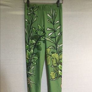 OOAK herbal leggings